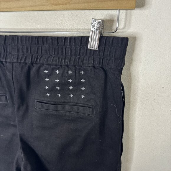 Ksubi Denim Trax Black Jogger Pants Size 29 Stretch Capri - Picture 4 of 8